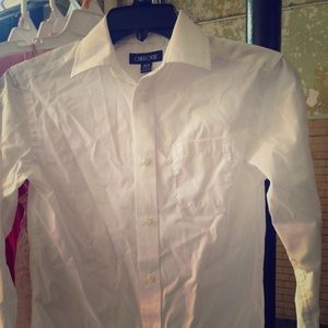Boys Cherokee m (10-12) white button down